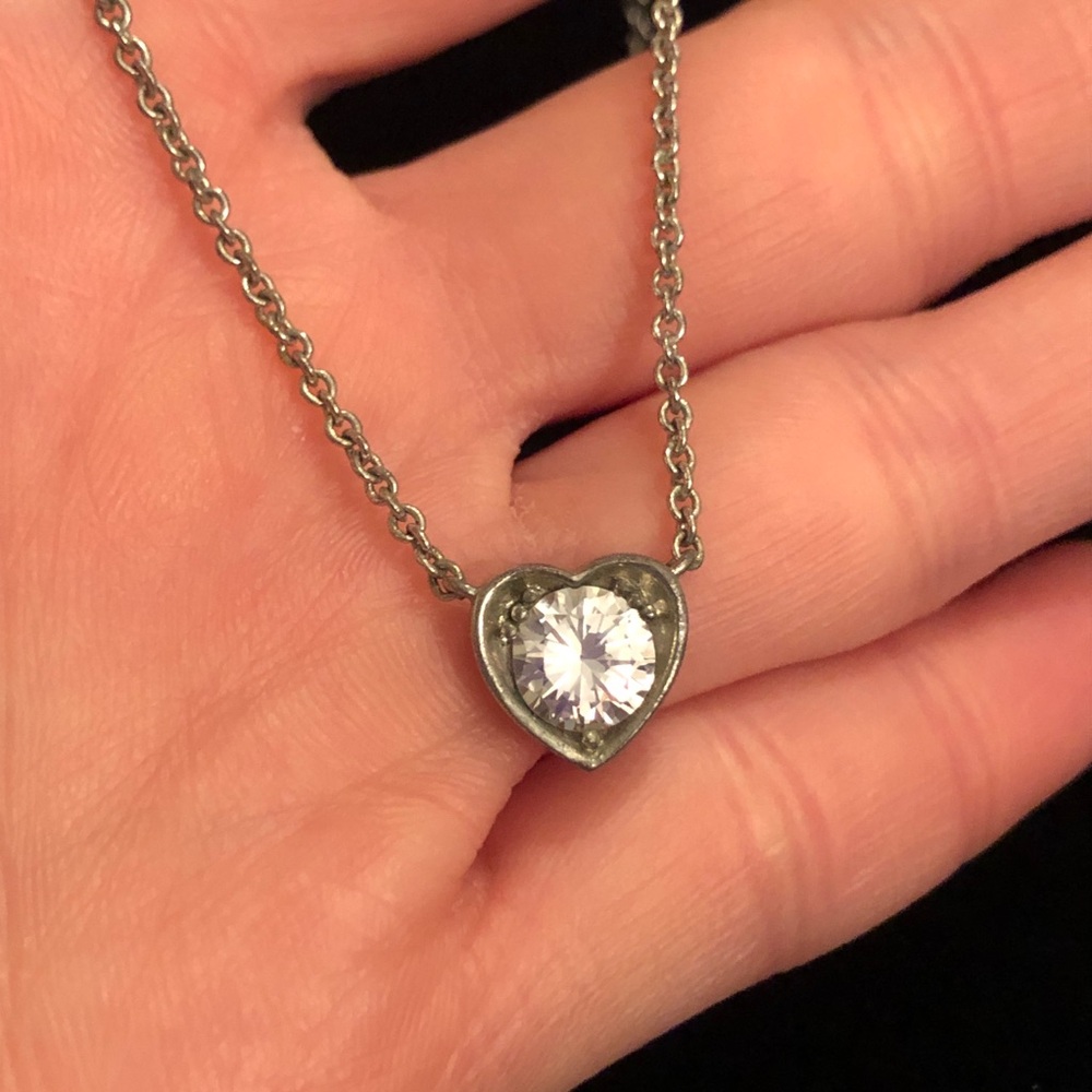 Silver Heart Pendant Necklace